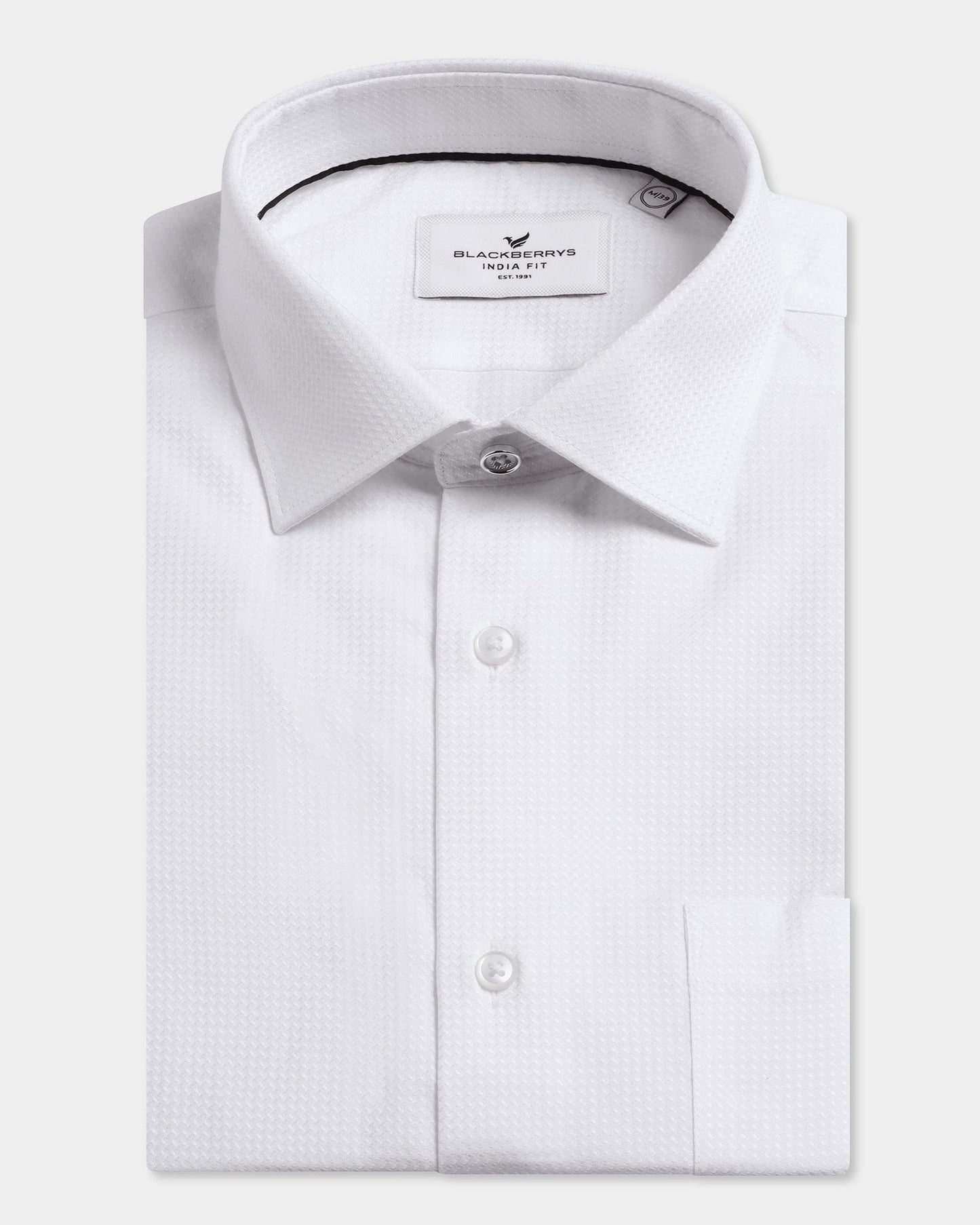Super White Textured Shirt - Eclair