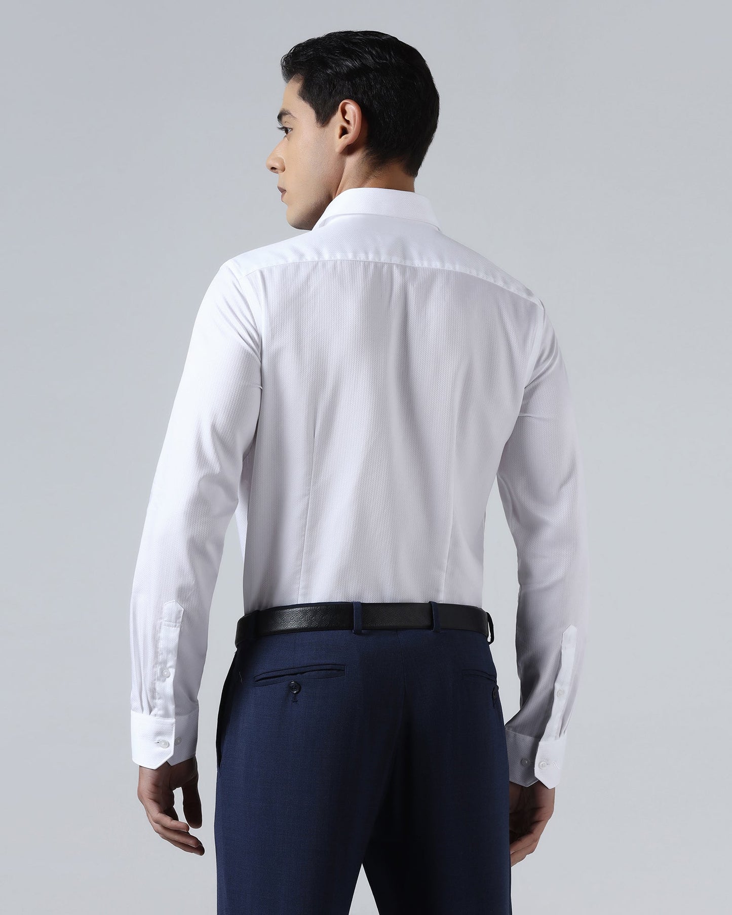 Super White Textured Shirt - Sonic