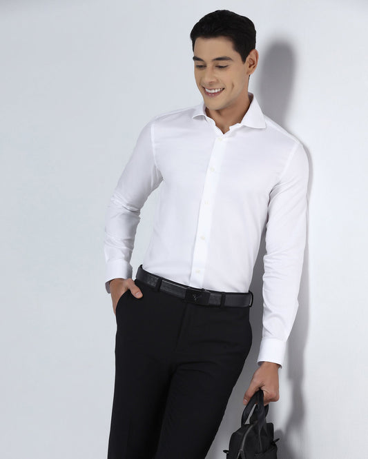 Super White Textured Shirt - Sting