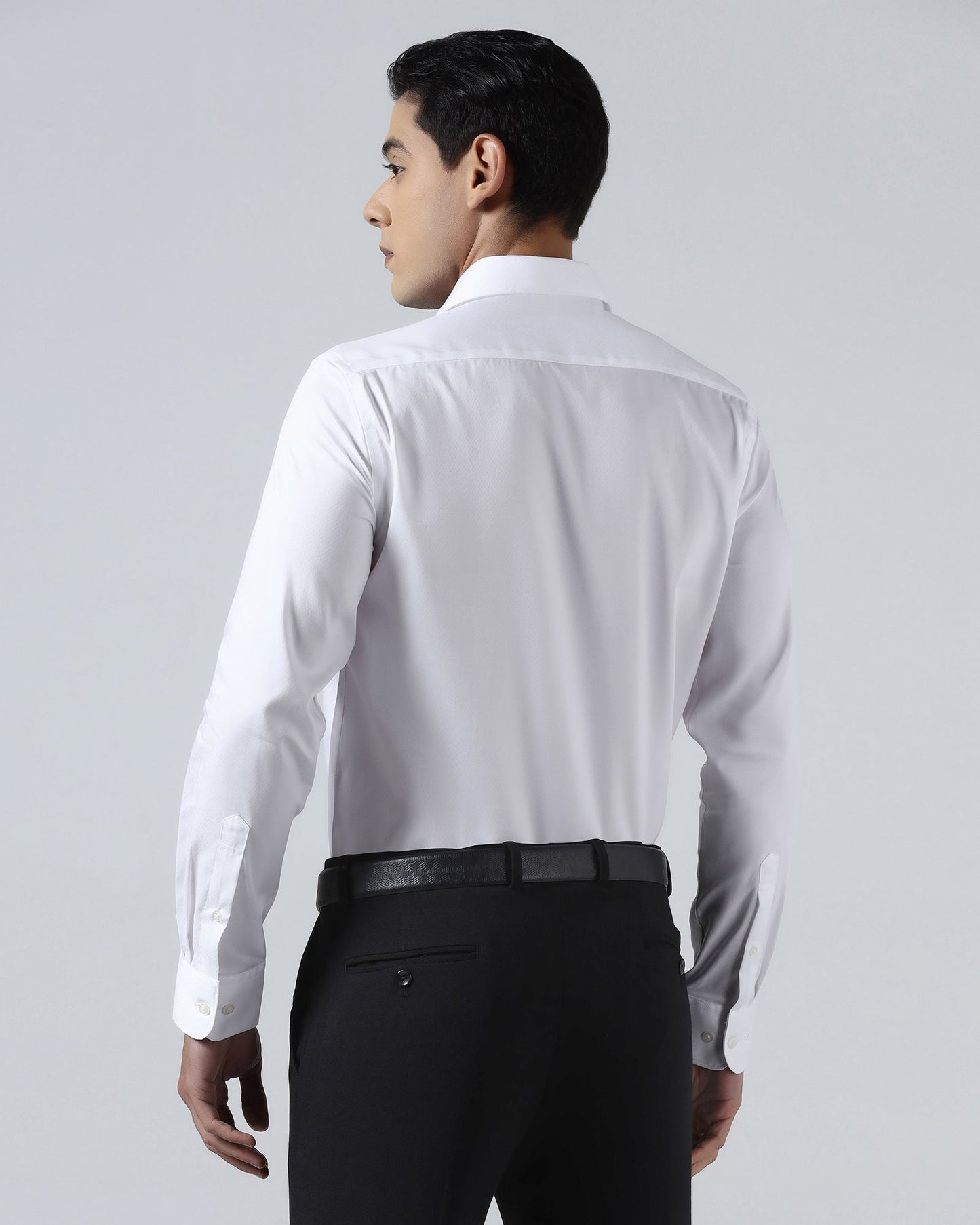 Super White Textured Shirt - Sting