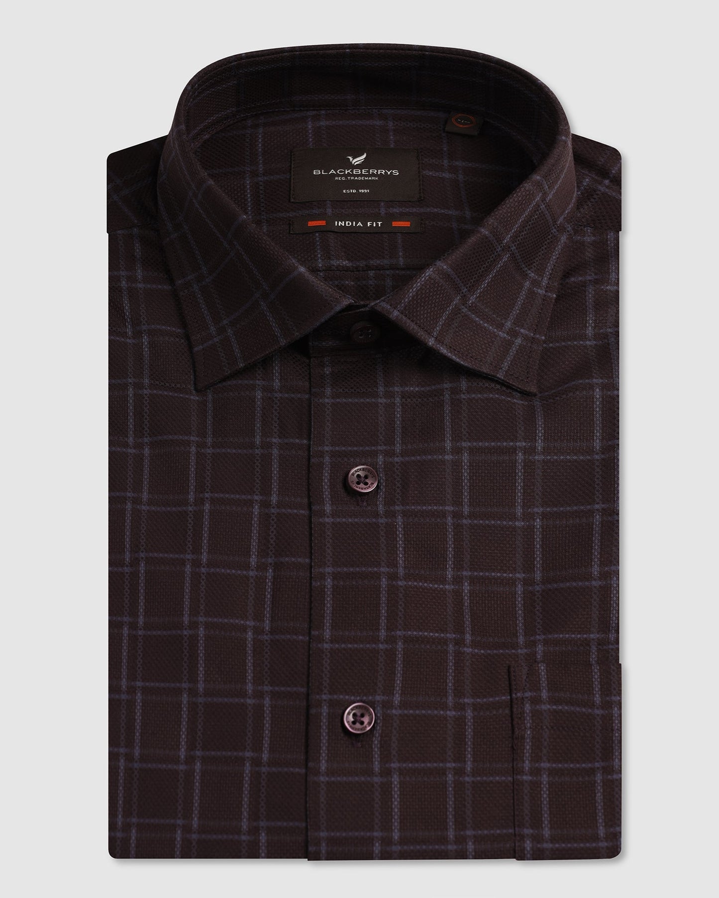 Wine Check Shirt - Ratio