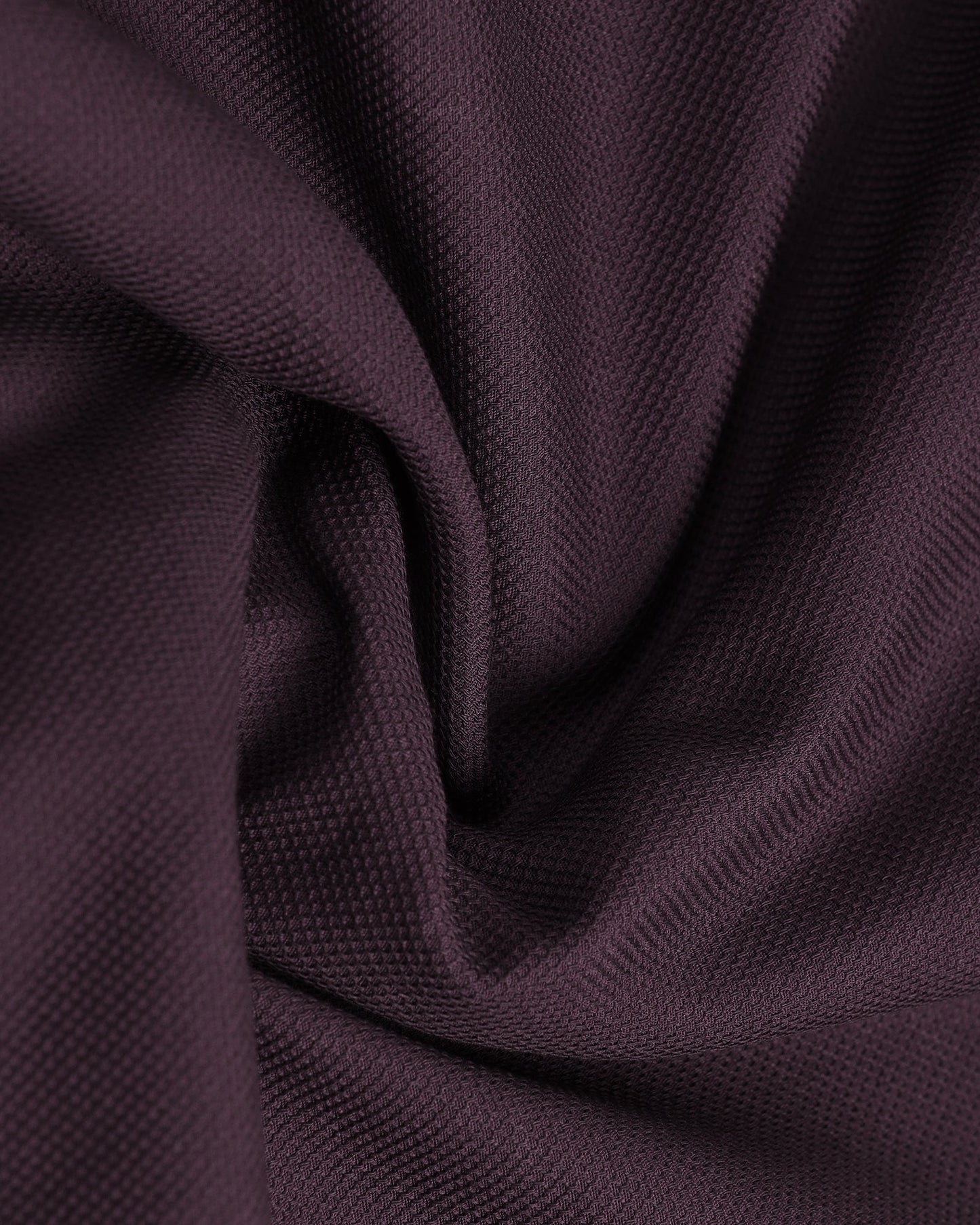 Wine Half Sleeve Textured Shirt - Caty