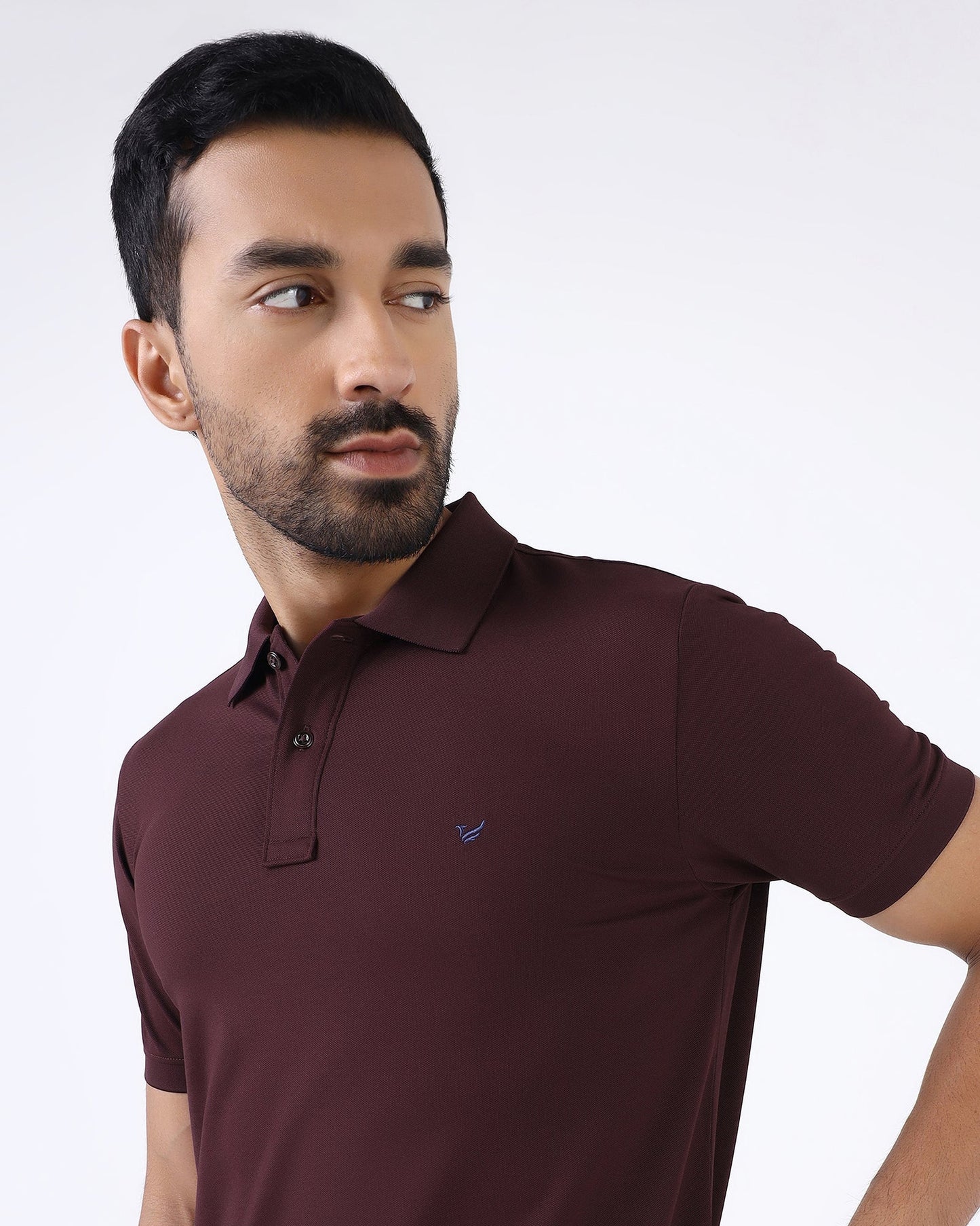 Wine Must Haves Solid Polo - Yukii