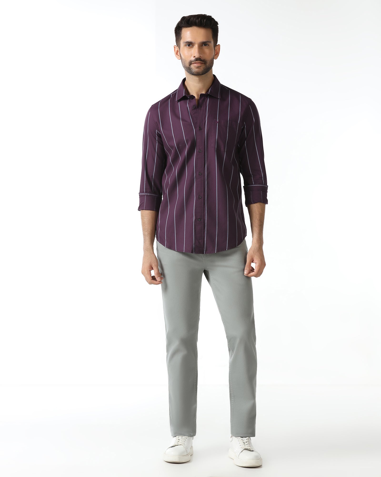Wine Stripe Shirt - Huon