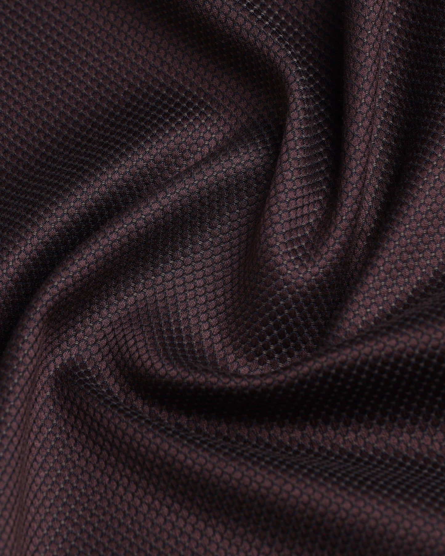 Wine Textured Shirt - Aspen