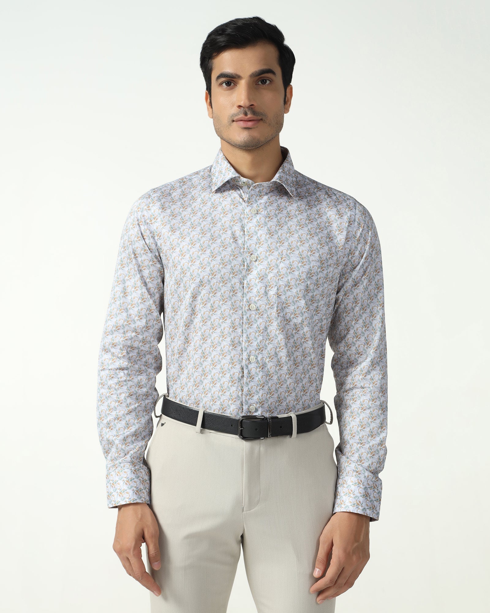 Yellow Printed Shirt - Parker