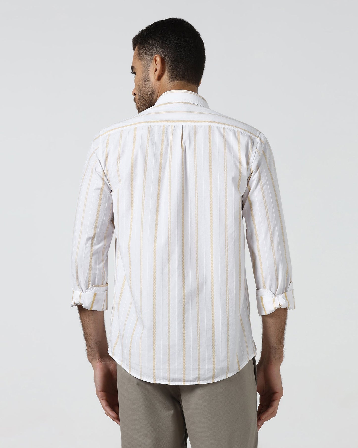 Yellow Stripe Shirt - Garol