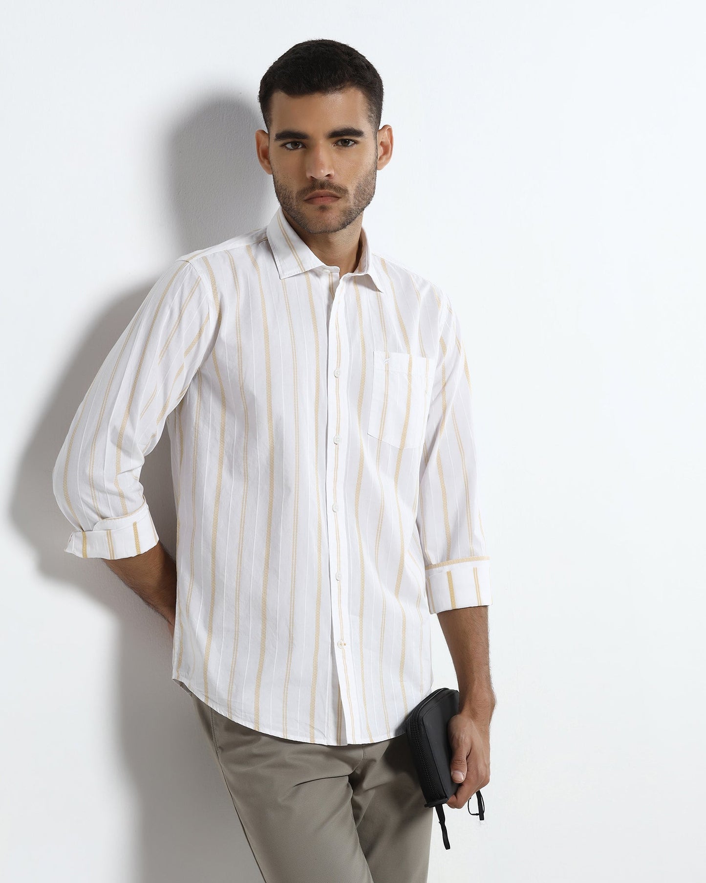 Yellow Stripe Shirt - Garol