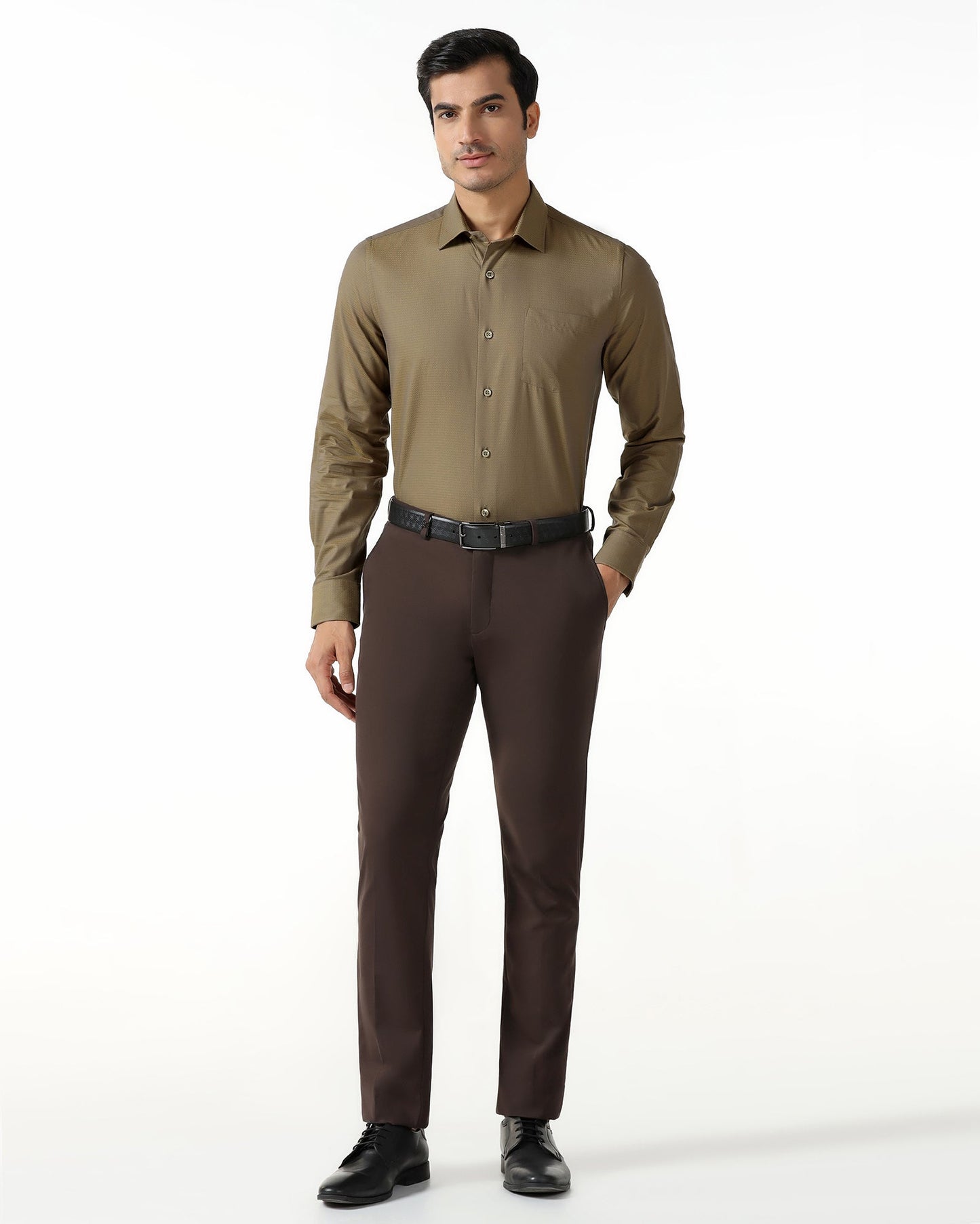 Yellow Textured Shirt - Zander