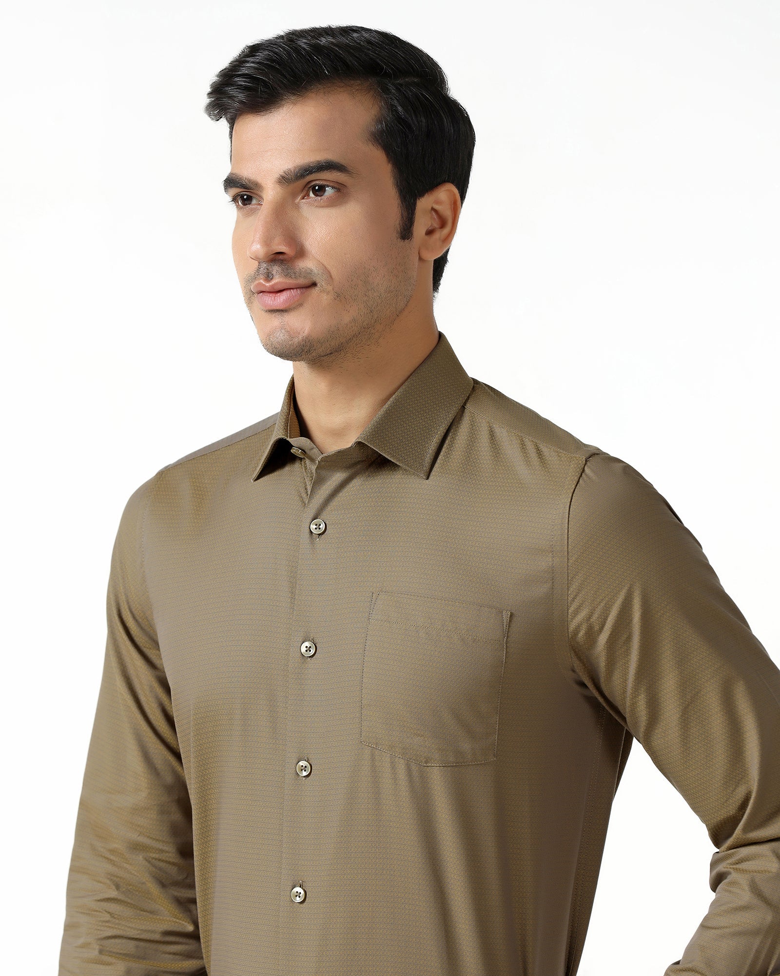 Yellow Textured Shirt - Zander