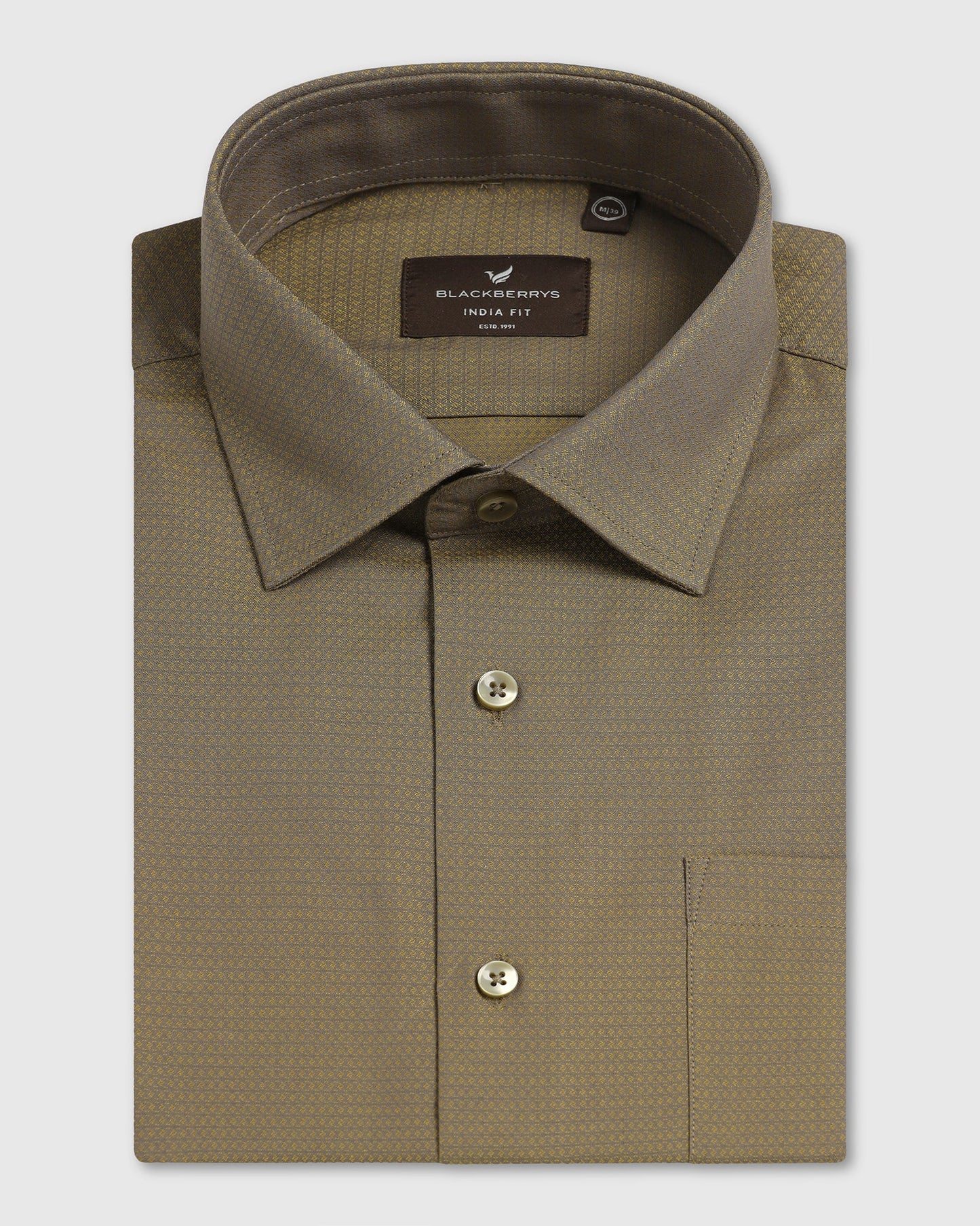 Yellow Textured Shirt - Zander