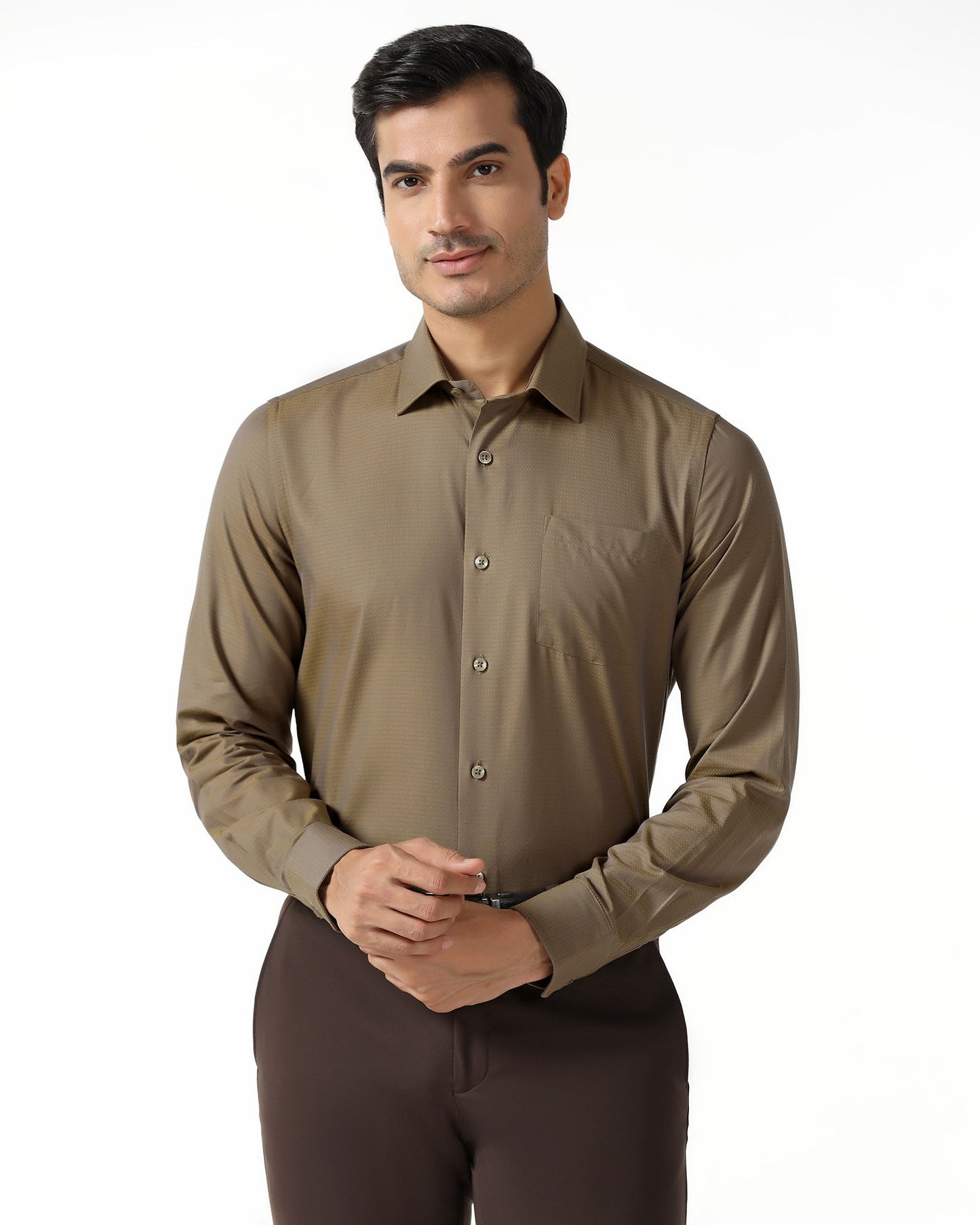 Yellow Textured Shirt - Zander