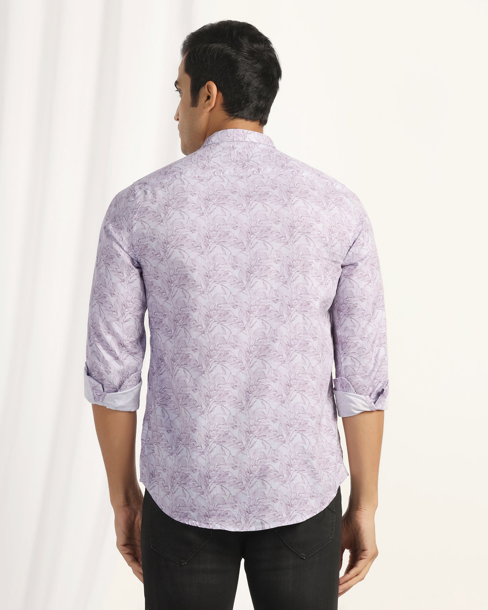Casual Grey Printed Shirt - Tanli