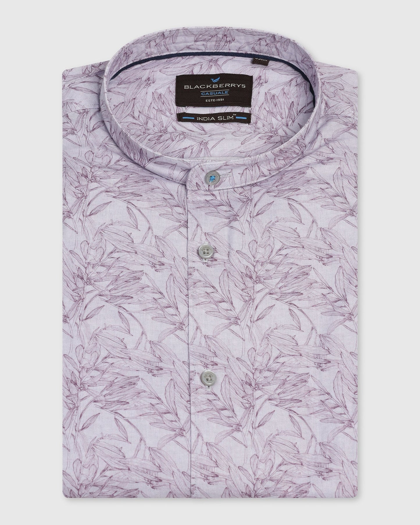 Casual Grey Printed Shirt - Tanli