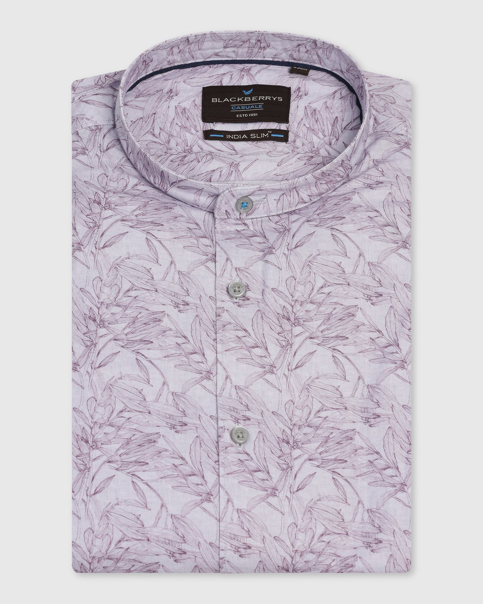 Casual Grey Printed Shirt - Tanli