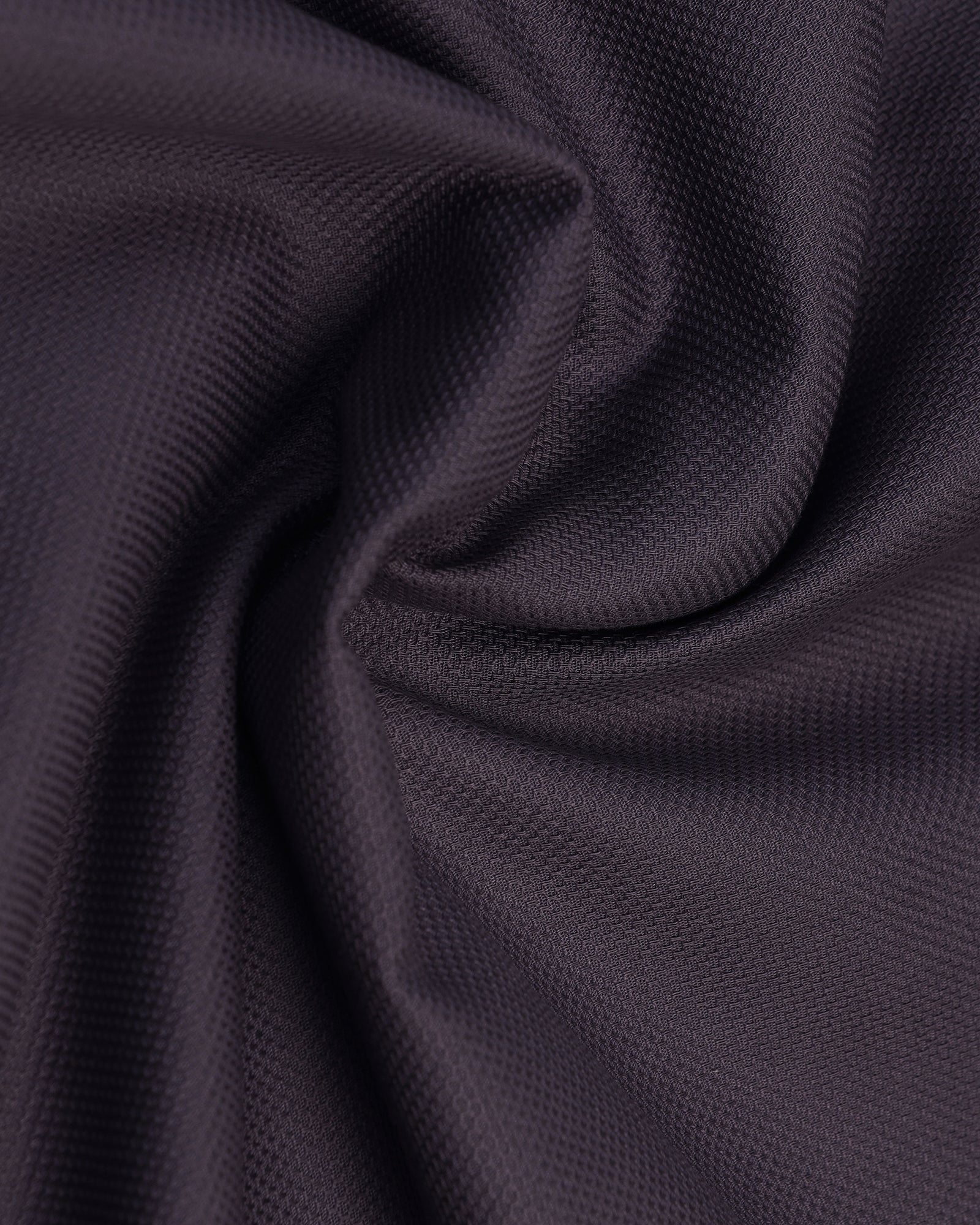 Casual Purple Textured Shirt - Caty