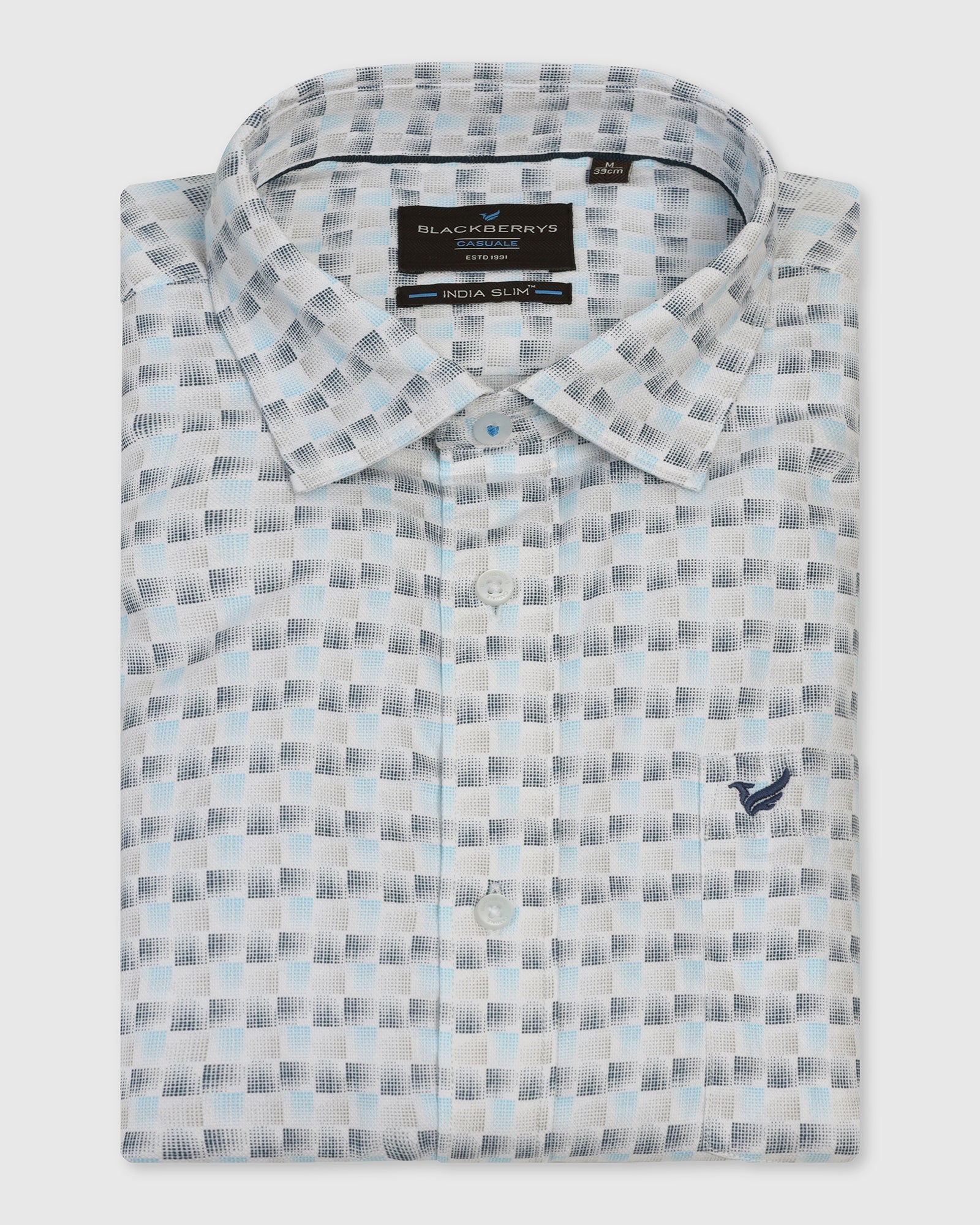 Casual White Printed Shirt - Felip