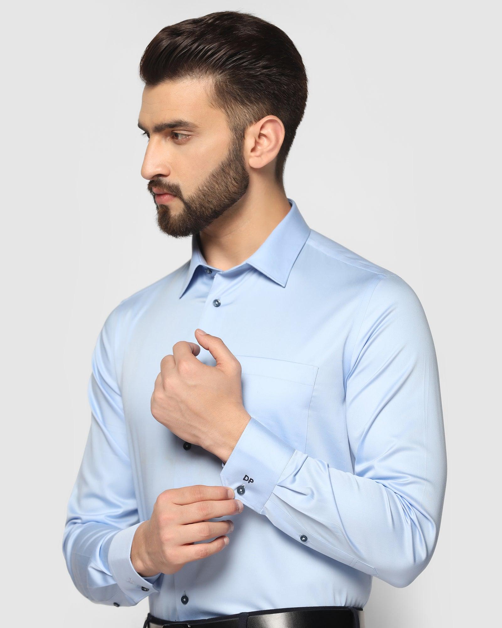 Solid Formal Shirt in Blue (Sailor) - Blackberrys