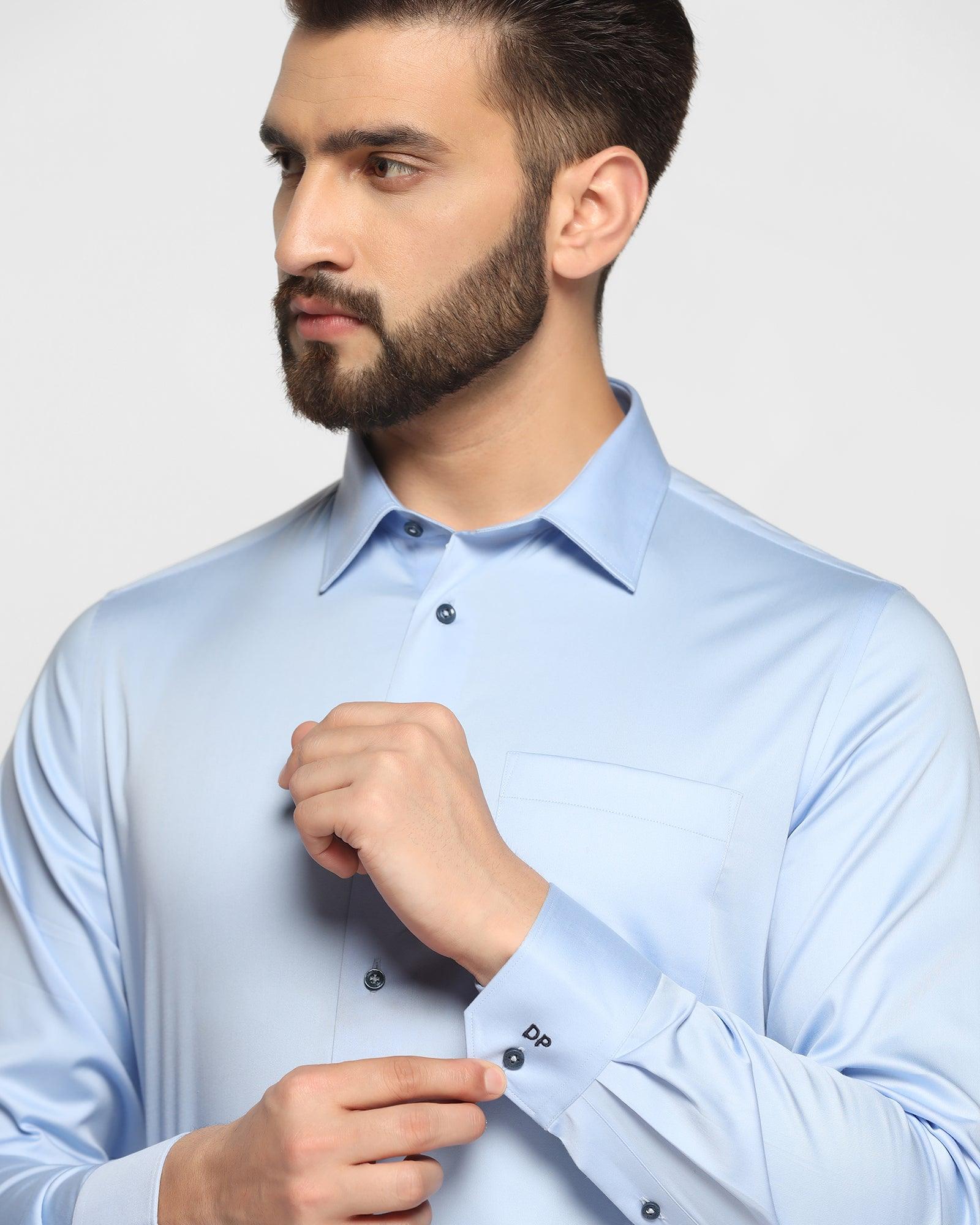 Solid Formal Shirt in Blue (Sailor) - Blackberrys