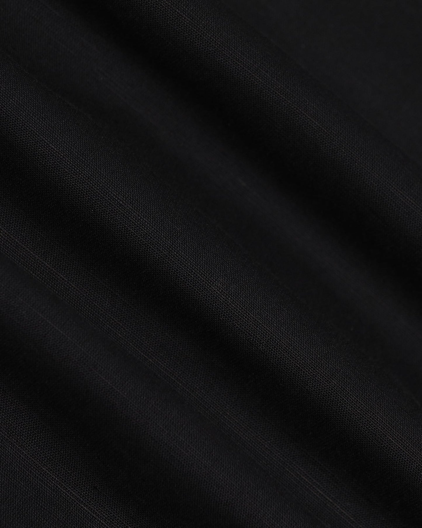Linen Casual Black Solid Shirt - Salmon