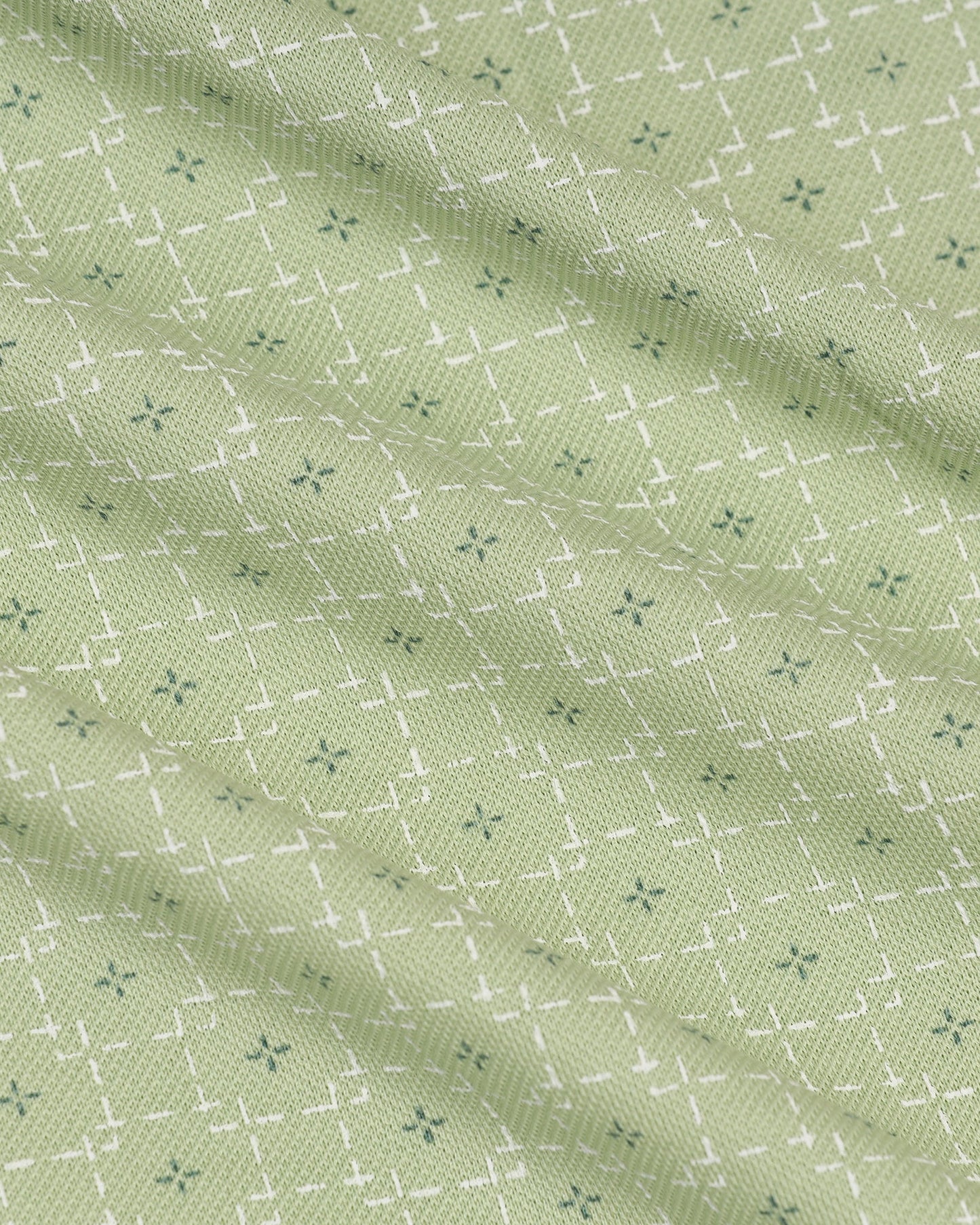 Polo Light Green Printed T-Shirt - Henry