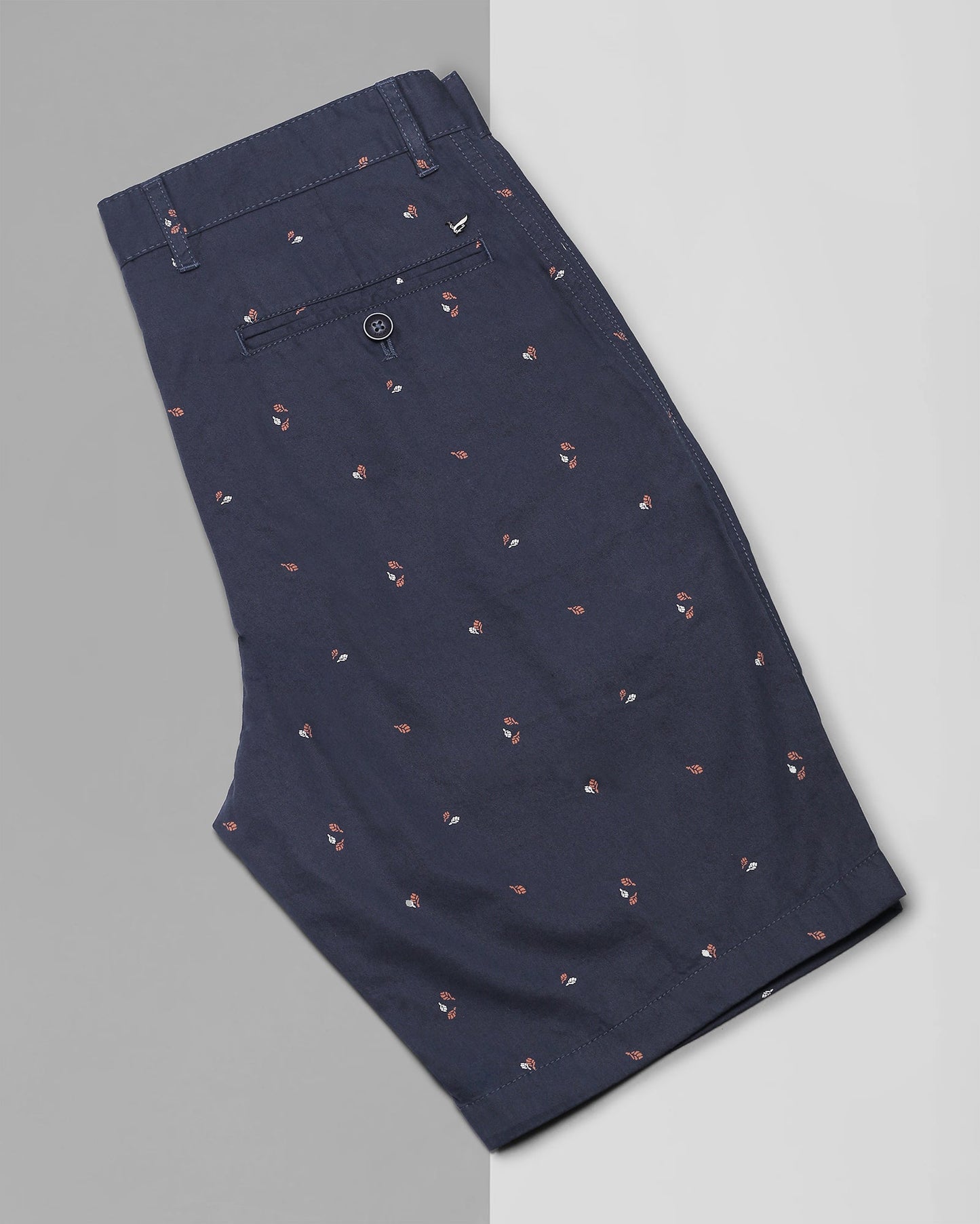 Printed Casual Shorts In Navy (Lisa)